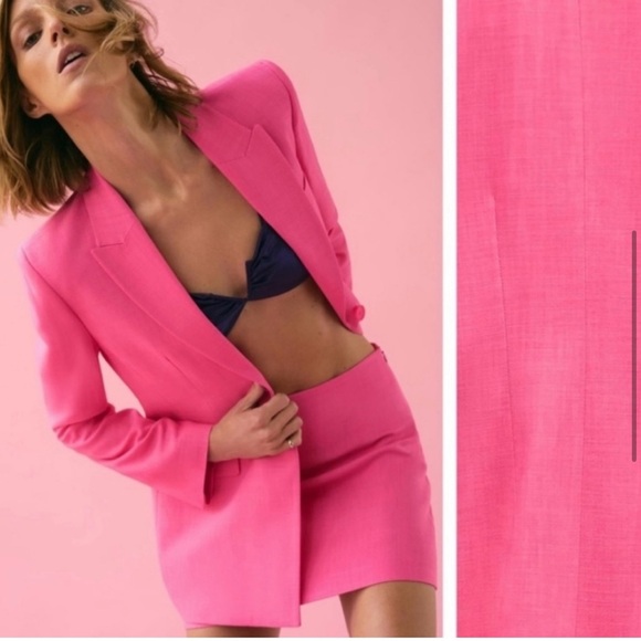 Zara pink skirt set never worn - Picture 4 of 4